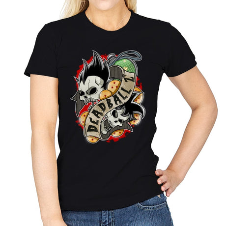 Dead Ball Z  - Shirt Club - Womens T-Shirts RIPT Apparel Small / Black