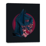 Dead Bat Head - Canvas Wraps Canvas Wraps RIPT Apparel 16x20 / Black