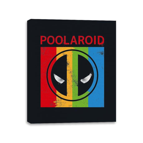 Dead Poolaroid - Canvas Wraps Canvas Wraps RIPT Apparel 11x14 / Black