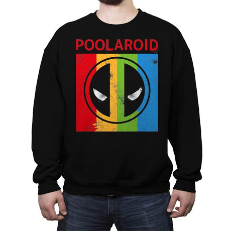 Dead Poolaroid - Crew Neck Sweatshirt Crew Neck Sweatshirt RIPT Apparel Small / Black