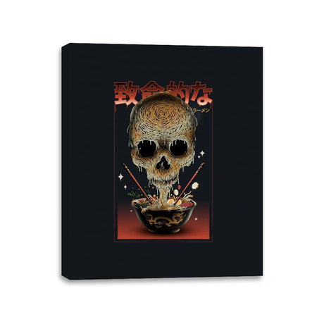 Deadly Ramen - Canvas Wraps Canvas Wraps RIPT Apparel 11x14 / Black