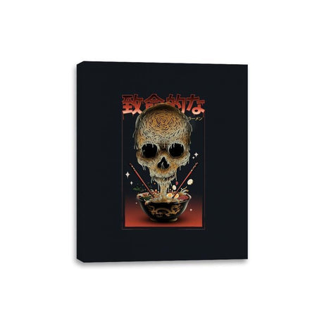 Deadly Ramen - Canvas Wraps Canvas Wraps RIPT Apparel 8x10 / Black