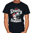 Deadly Serious - Mens T-Shirts RIPT Apparel Small / Black