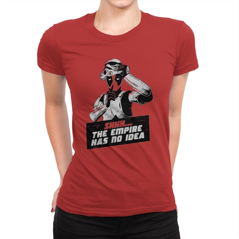 Deadpool Tropper - Womens Premium T-Shirts RIPT Apparel Small / Red