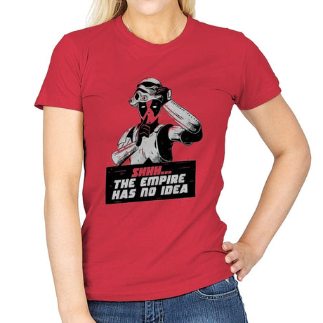 Deadpool Tropper - Womens T-Shirts RIPT Apparel Small / Red