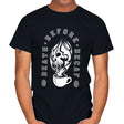 Death before Decaf - Mens T-Shirts RIPT Apparel Small / Black