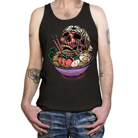 Death By Ramen - Tanktop Tanktop RIPT Apparel X-Small / Black