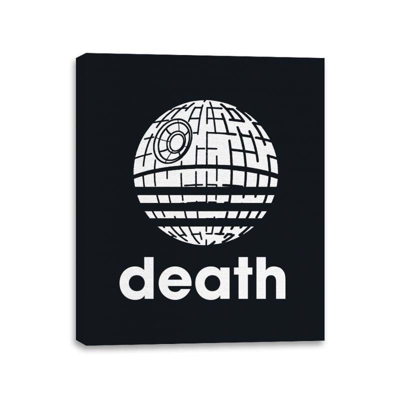 Death Classic - Canvas Wraps Canvas Wraps RIPT Apparel 11x14 / Black