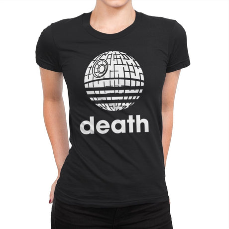 Death Classic - Womens Premium T-Shirts RIPT Apparel Small / Black