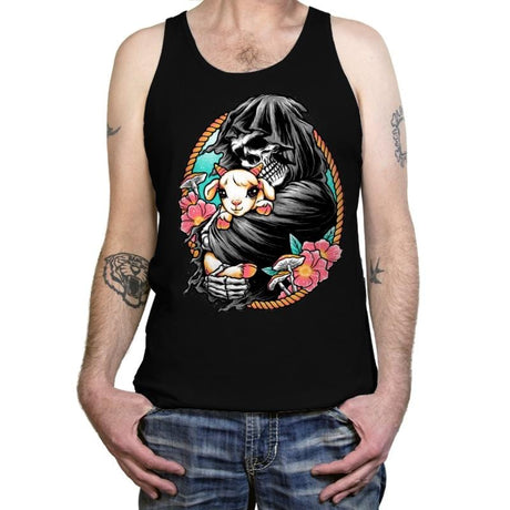 Death Embracing Life - Tanktop Tanktop RIPT Apparel X-Small / Black