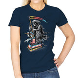 Death Enjoying Life - Womens T-Shirts RIPT Apparel Small / Navy