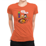 Death in Dragon Park Exclusive - Womens Premium T-Shirts RIPT Apparel Small / Classic Orange