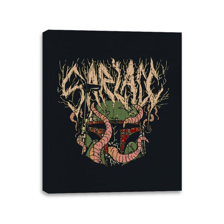 Death Metal Pit - Canvas Wraps Canvas Wraps RIPT Apparel 11x14 / Black