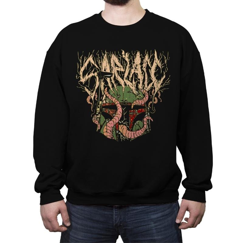 Death Metal Pit - Crew Neck Sweatshirt Crew Neck Sweatshirt RIPT Apparel Small / Black