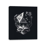 Death Saving Throw - Canvas Wraps Canvas Wraps RIPT Apparel 11x14 / Black