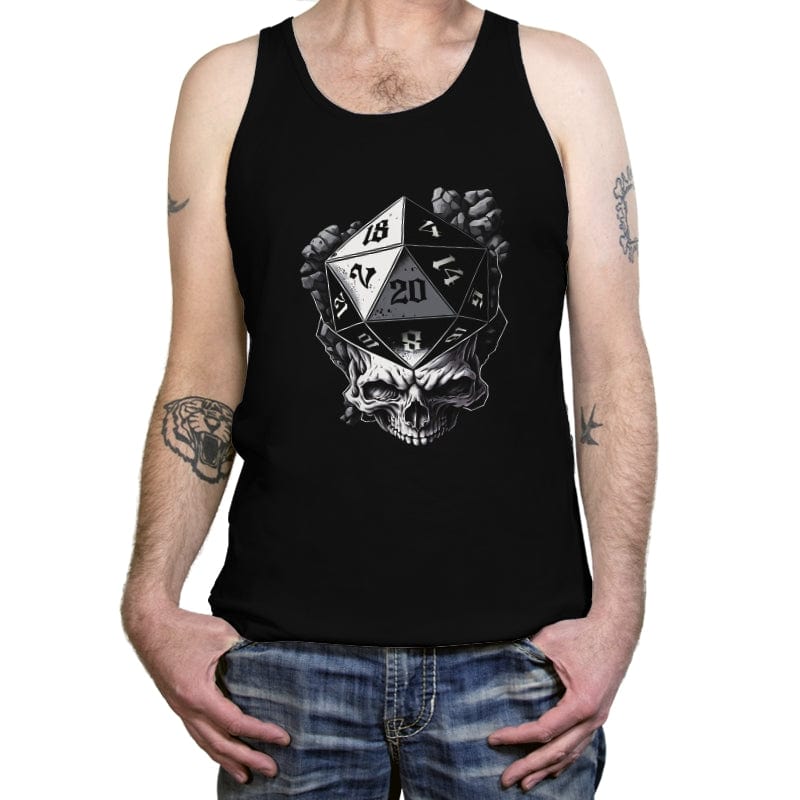 Death Saving Throw - Tanktop Tanktop RIPT Apparel X-Small / Black