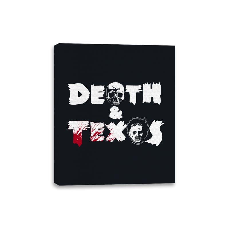 Death & Texas - Canvas Wraps Canvas Wraps RIPT Apparel 8x10 / Black