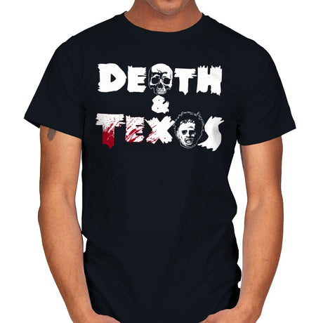 Death & Texas - Mens T-Shirts RIPT Apparel Small / Black