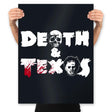 Death & Texas - Prints Posters RIPT Apparel 18x24 / Black