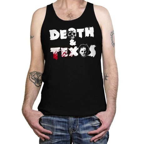 Death & Texas - Tanktop Tanktop RIPT Apparel X-Small / Black