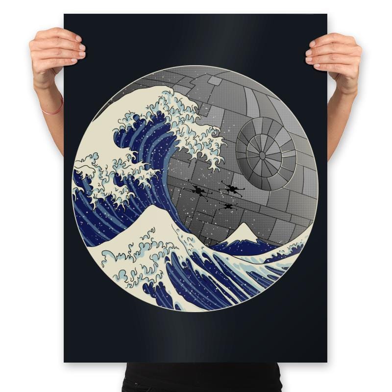 Death Wave - Prints Posters RIPT Apparel 18x24 / Black