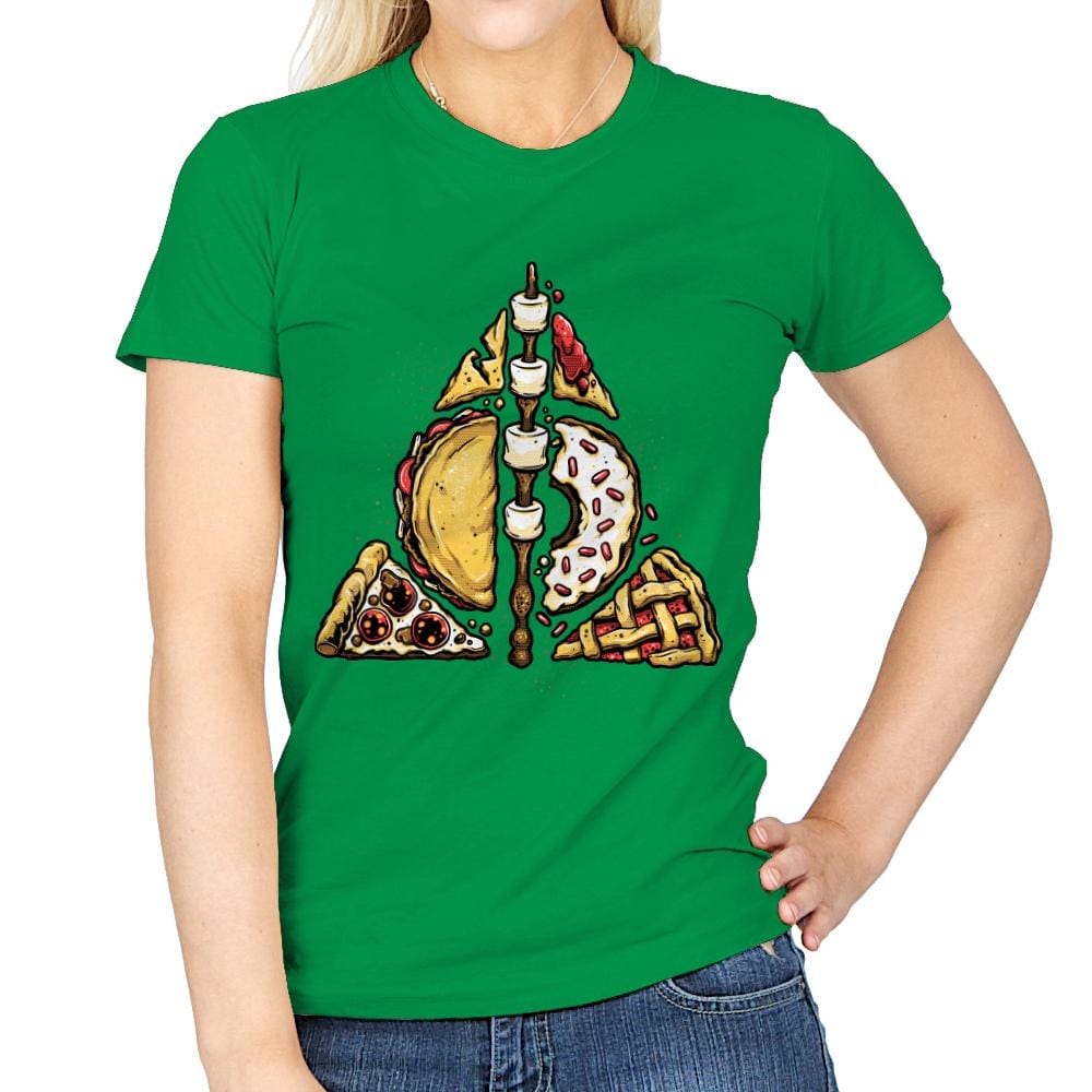 Deathly Mallows - Womens T-Shirts RIPT Apparel Small / Irish Green