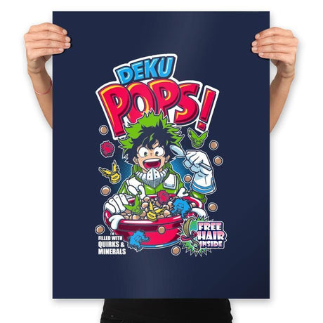 Deku Pops - Prints Posters RIPT Apparel 18x24 / Navy