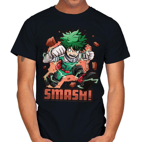 Deku Smash - Mens T-Shirts RIPT Apparel Small / Black