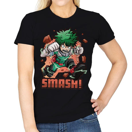 Deku Smash - Womens T-Shirts RIPT Apparel Small / Black