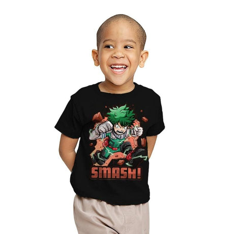 Deku Smash - Youth T-Shirts RIPT Apparel X-small / Black