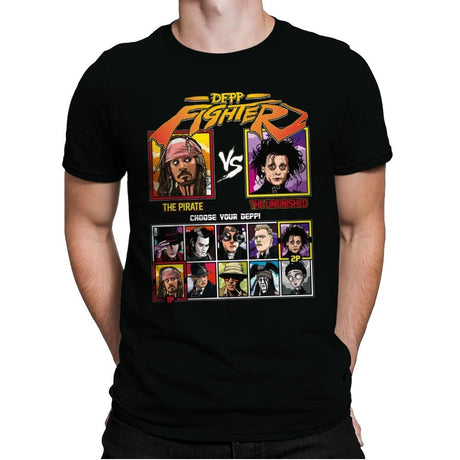 Depp Fighter - Mens Premium T-Shirts RIPT Apparel Small / Black