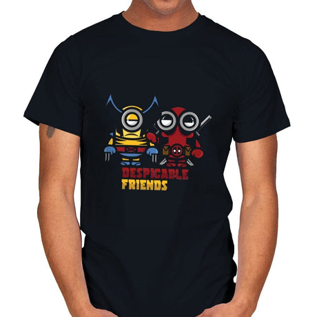 Despicable Friends - Mens T-Shirts RIPT Apparel Small / Black