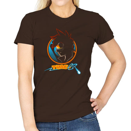 Detective Tracer Exclusive - Womens T-Shirts RIPT Apparel Small / Dark Chocolate