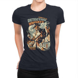 Detective Whiskey - Womens Premium T-Shirts RIPT Apparel Small / Midnight Navy