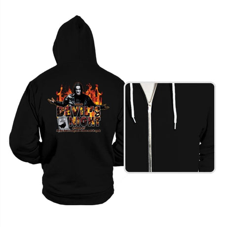 Devil's Night in Detroit - Hoodies Hoodies RIPT Apparel Small / Black