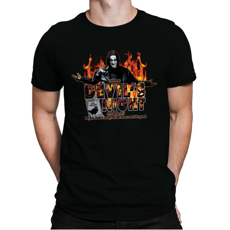 Devil's Night in Detroit - Mens Premium T-Shirts RIPT Apparel Small / Black