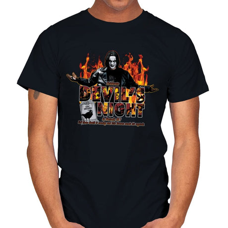 Devil's Night in Detroit - Mens T-Shirts RIPT Apparel Small / Black