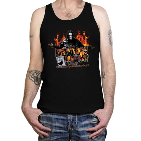 Devil's Night in Detroit - Tanktop Tanktop RIPT Apparel X-Small / Black