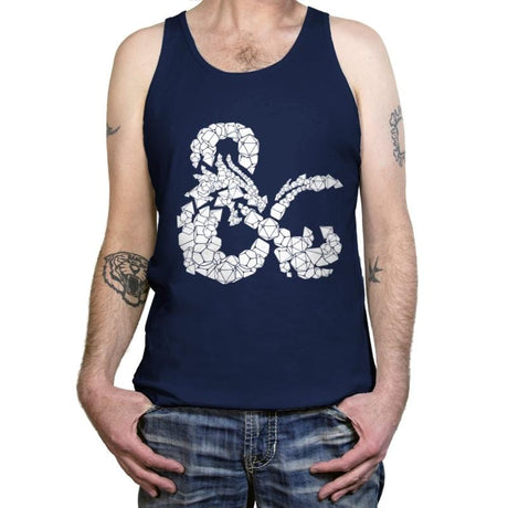 Dice & Dragons - Anytime - Tanktop Tanktop RIPT Apparel X-Small / Indigo