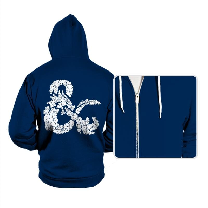 Dice & Dragons - Hoodies Hoodies RIPT Apparel