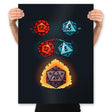 Dice Fusion - Prints Posters RIPT Apparel 18x24 / Black