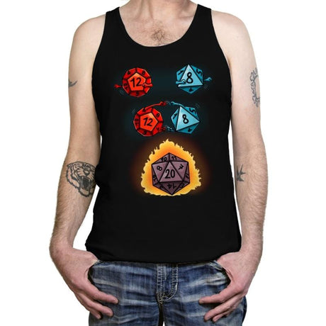 Dice Fusion - Tanktop Tanktop RIPT Apparel X-Small / Black