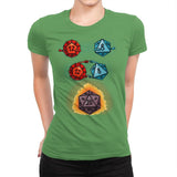 Dice Fusion - Womens Premium T-Shirts RIPT Apparel Small / Kelly