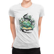 Dice Sketch - Womens Premium T-Shirts RIPT Apparel Small / White