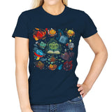 Dice World - Womens T-Shirts RIPT Apparel Small / Navy