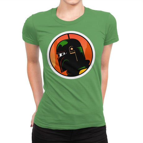 Dick Fett - Womens Premium T-Shirts RIPT Apparel Small / Kelly