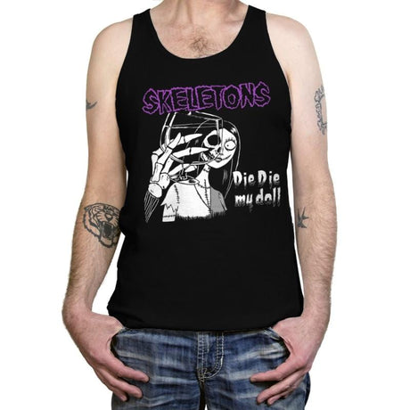 Die Die My Doll - Record Collector - Tanktop Tanktop RIPT Apparel X-Small / Black