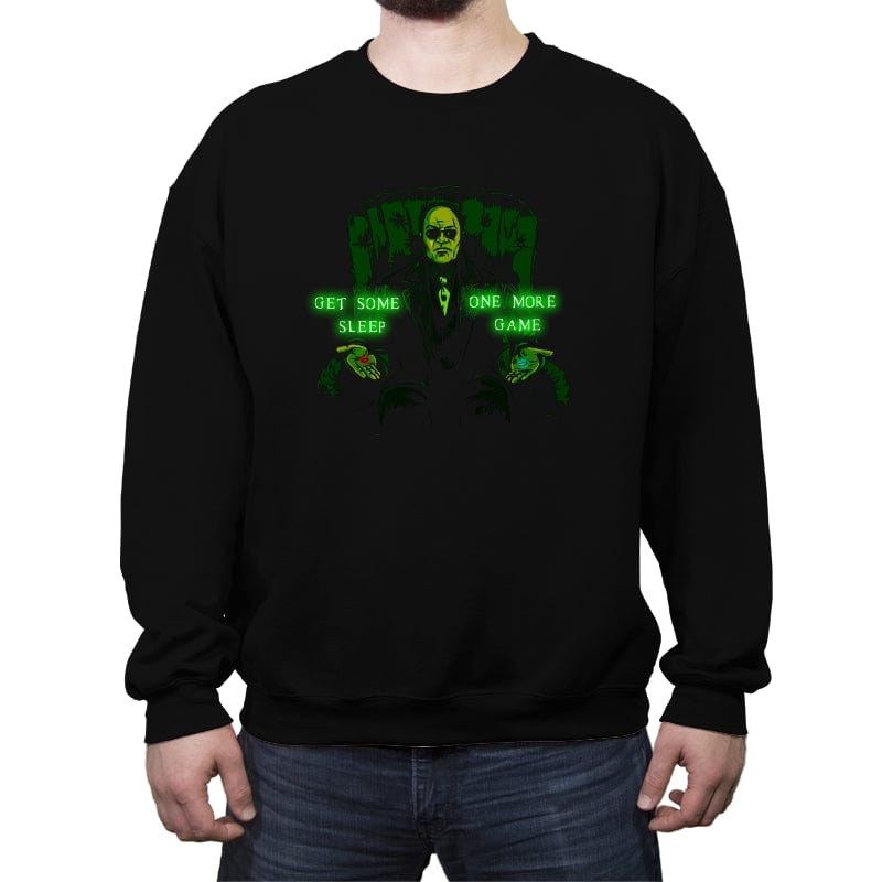 Dilemma  - Crew Neck Sweatshirt Crew Neck Sweatshirt RIPT Apparel Small / Black