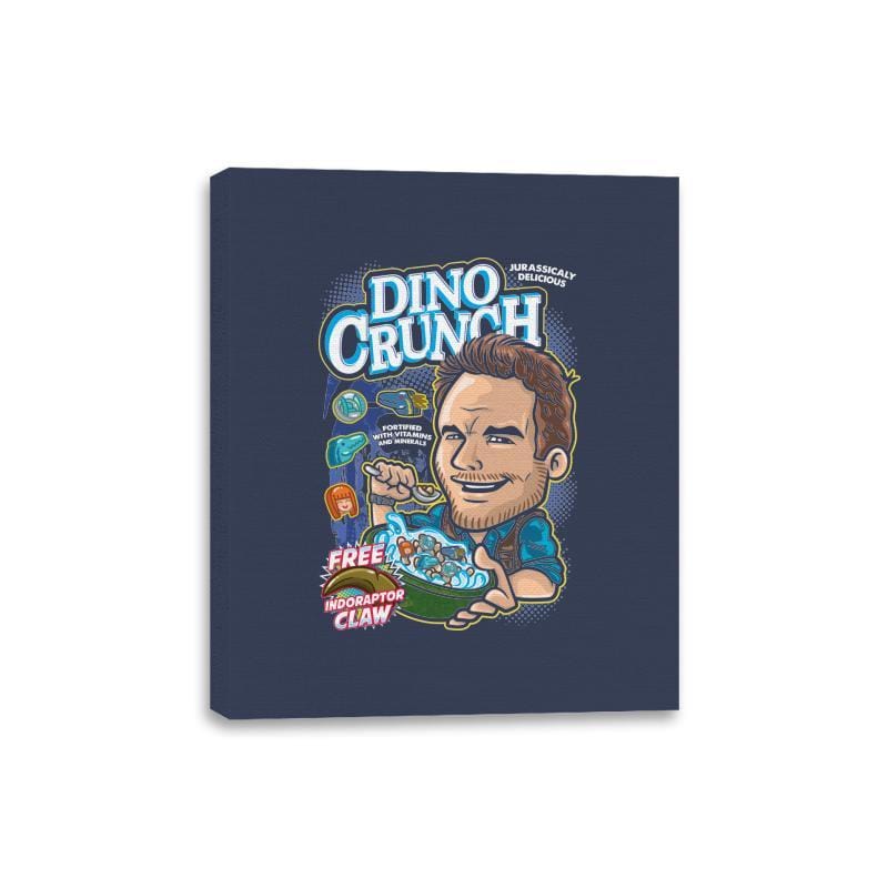 Dino Crunch Cereal - Canvas Wraps Canvas Wraps RIPT Apparel 8x10 / Navy