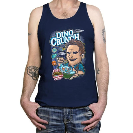 Dino Crunch Cereal - Tanktop Tanktop RIPT Apparel X-Small / Navy